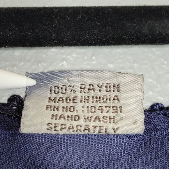 Advance Apparel Womens Plus One Size Fairy Embroidered Blouse Short Sleeve Pleat - Picture 8 of 8